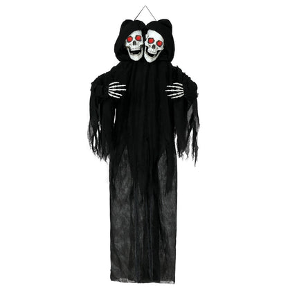 Pendentif Double Crâne