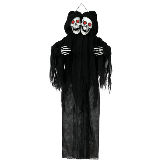 Pendentif Double Crâne