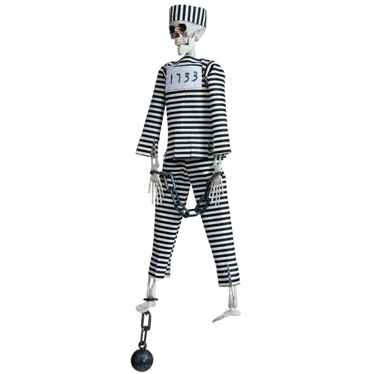 Décoration de Squelette Prisonnier à Suspendre 