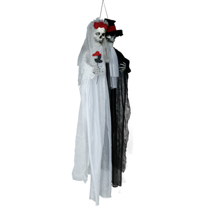 Pendentif de Mariés Squelettes Sinistres