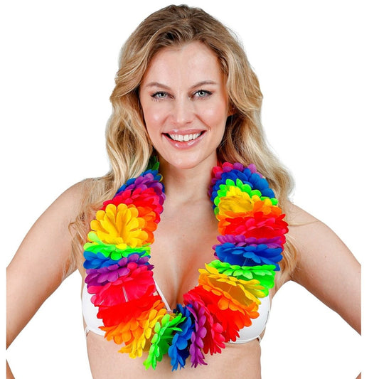 Collier Hawaïen Arc-en-ciel