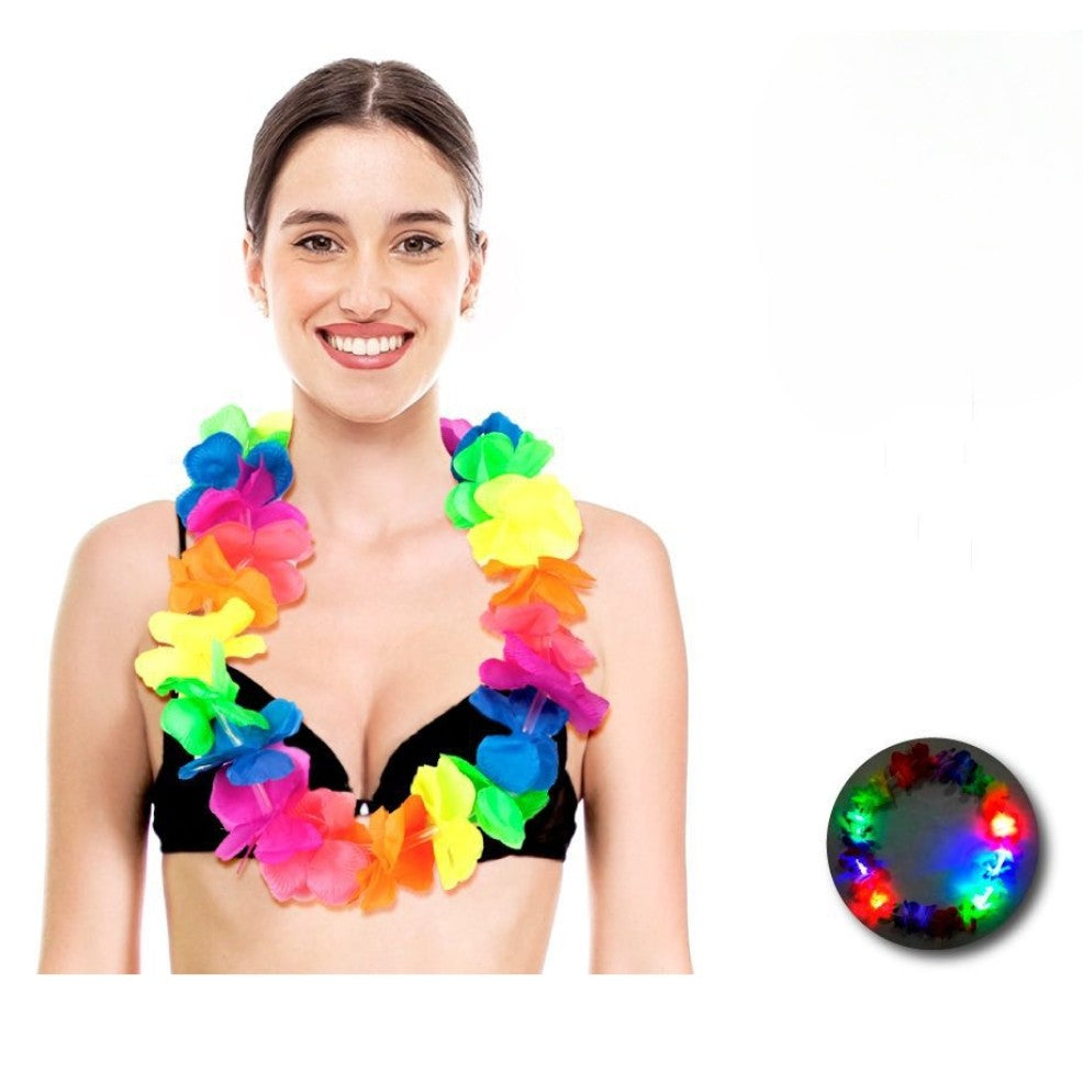 Collier Hawaïen avec Lumière