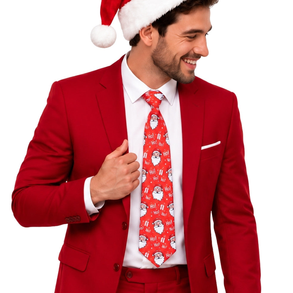 Cravate de Noël Père Noël