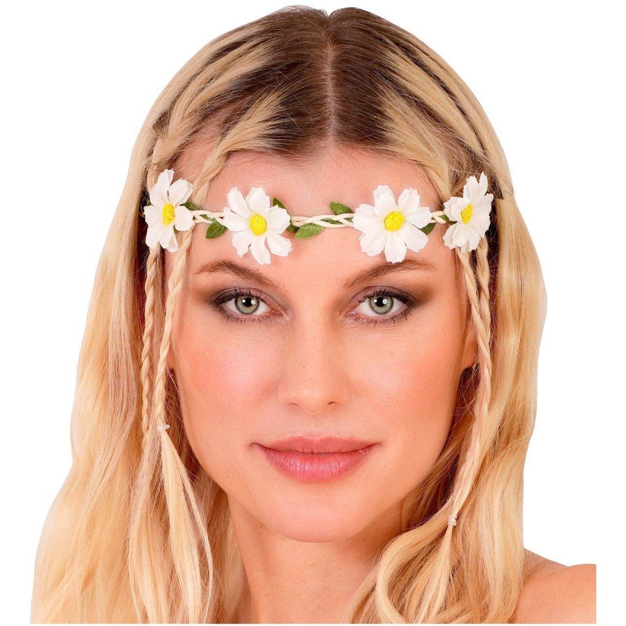Couronne de Fleurs Blanches Classique