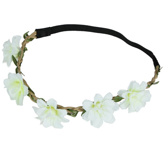 Couronne de Petites Fleurs Blanches