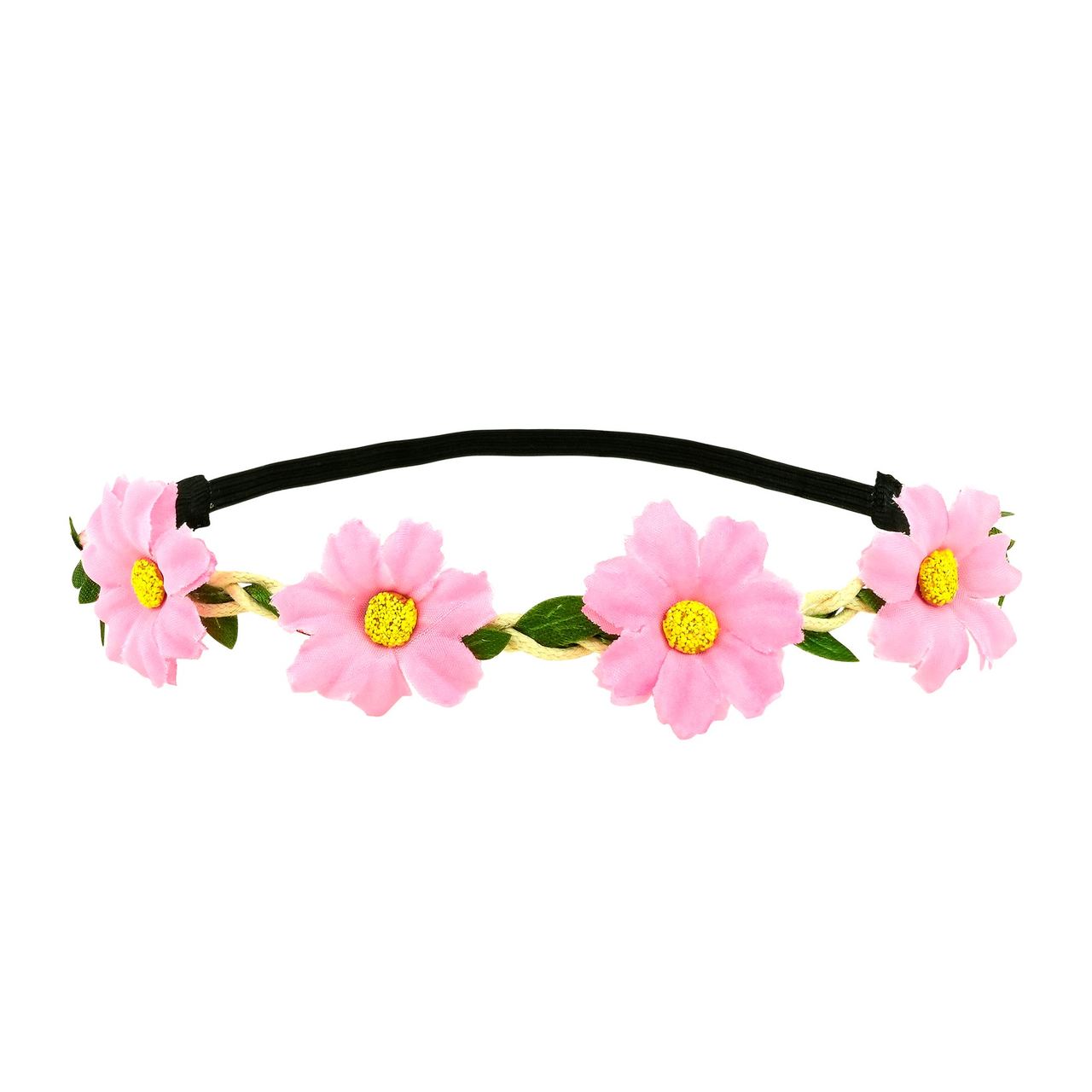 Couronne de Fleurs Roses Classique
