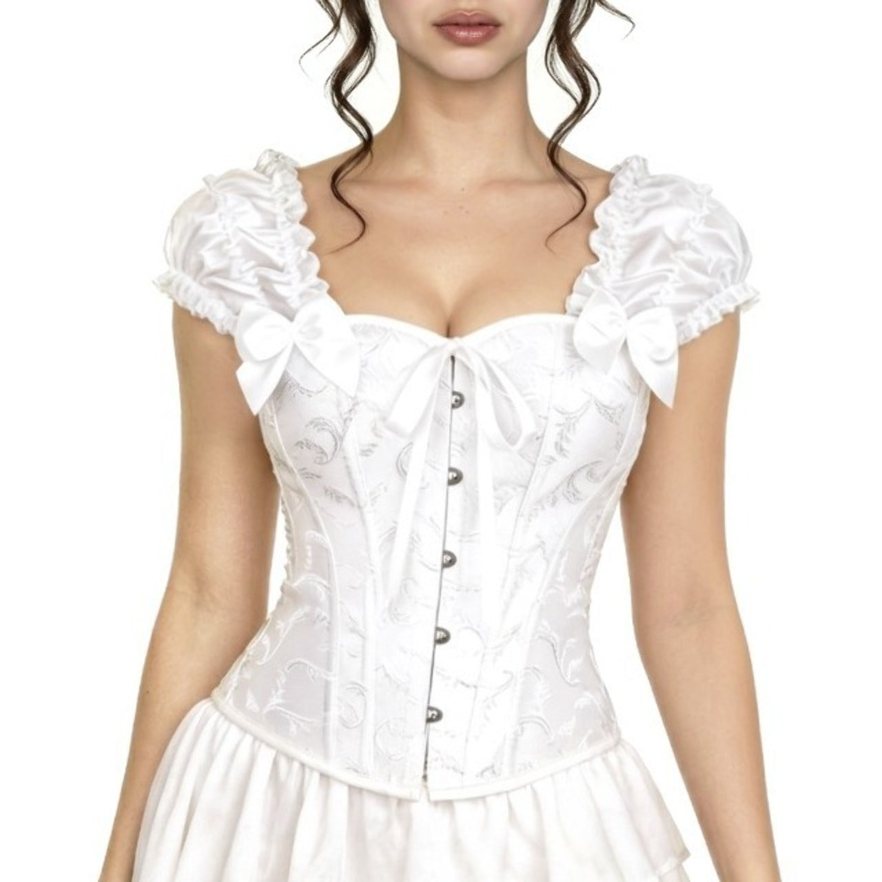 Corset Blanc avec Manches