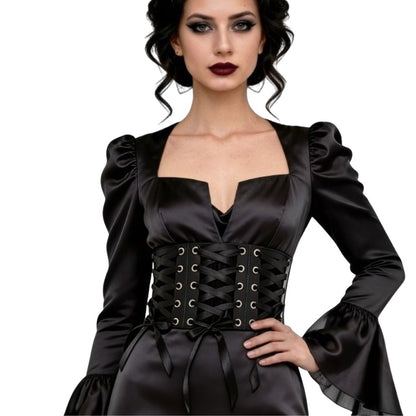 Corset Noir avec Rubans