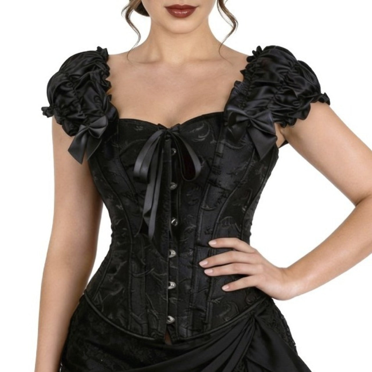 Corset Noir avec Manches