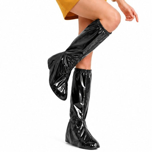 Couvre-bottes Noir Brillant