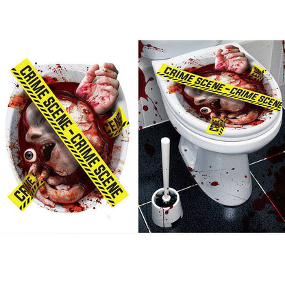Décoration WC "SCÈNE DE CRIME"