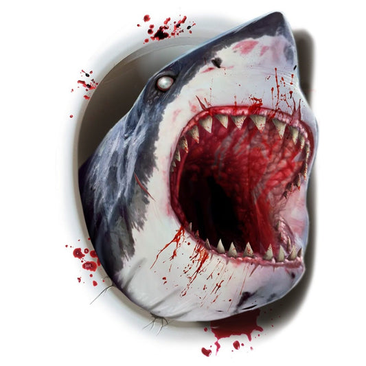 Décoration WC Requin
