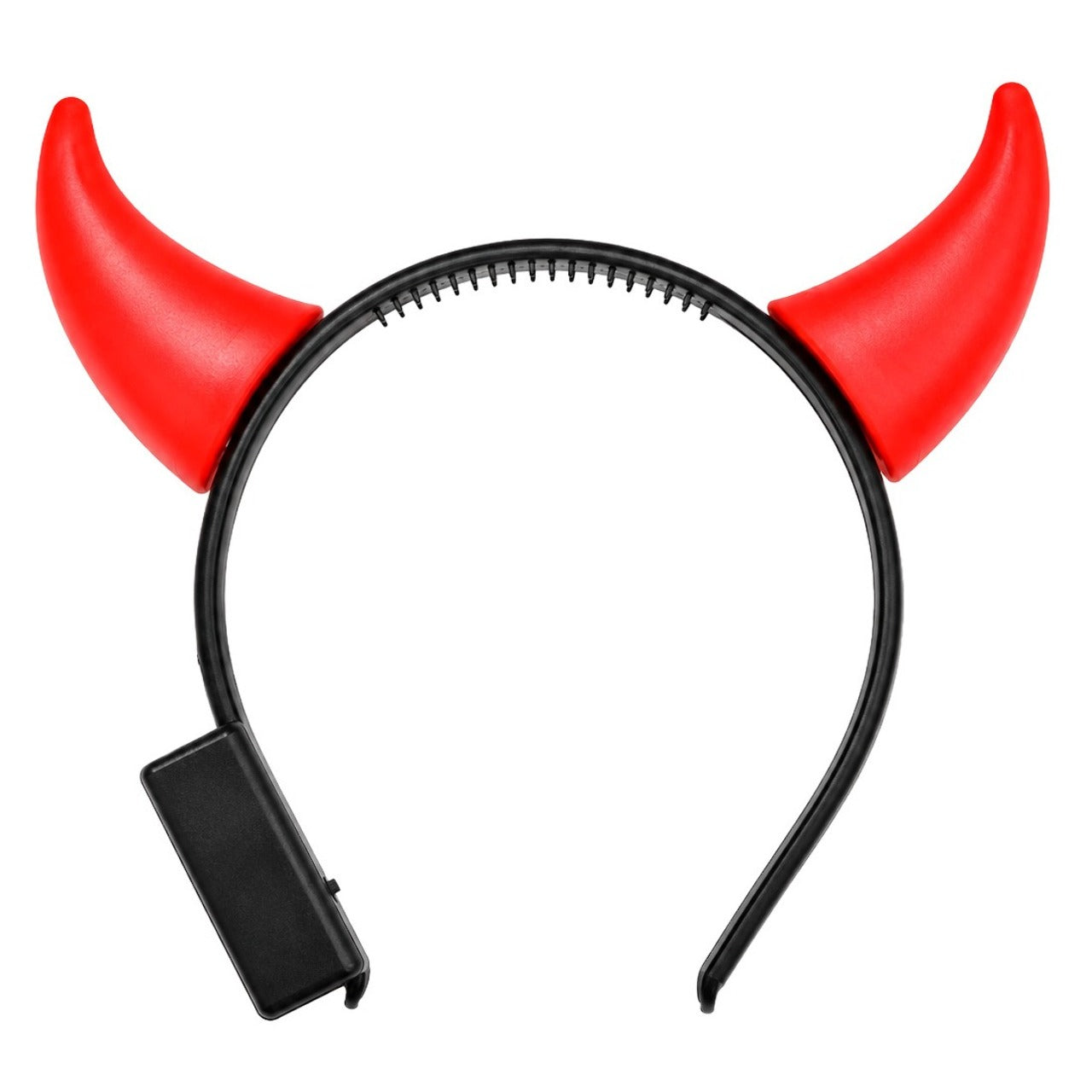 Diadème de Diablesse Rouge Lumineux pour enfant