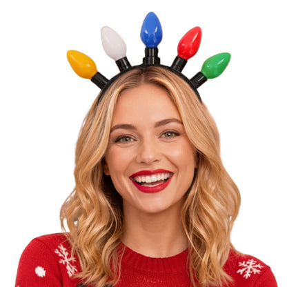 Diadème de Noël Ampoules Lumineuses