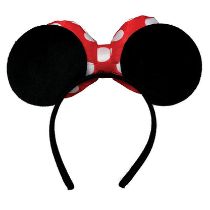 Bandeau Minnie avec Oreilles et Nœud