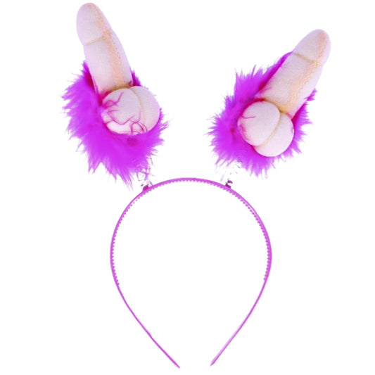 Serre-tête de Penis et Plumes