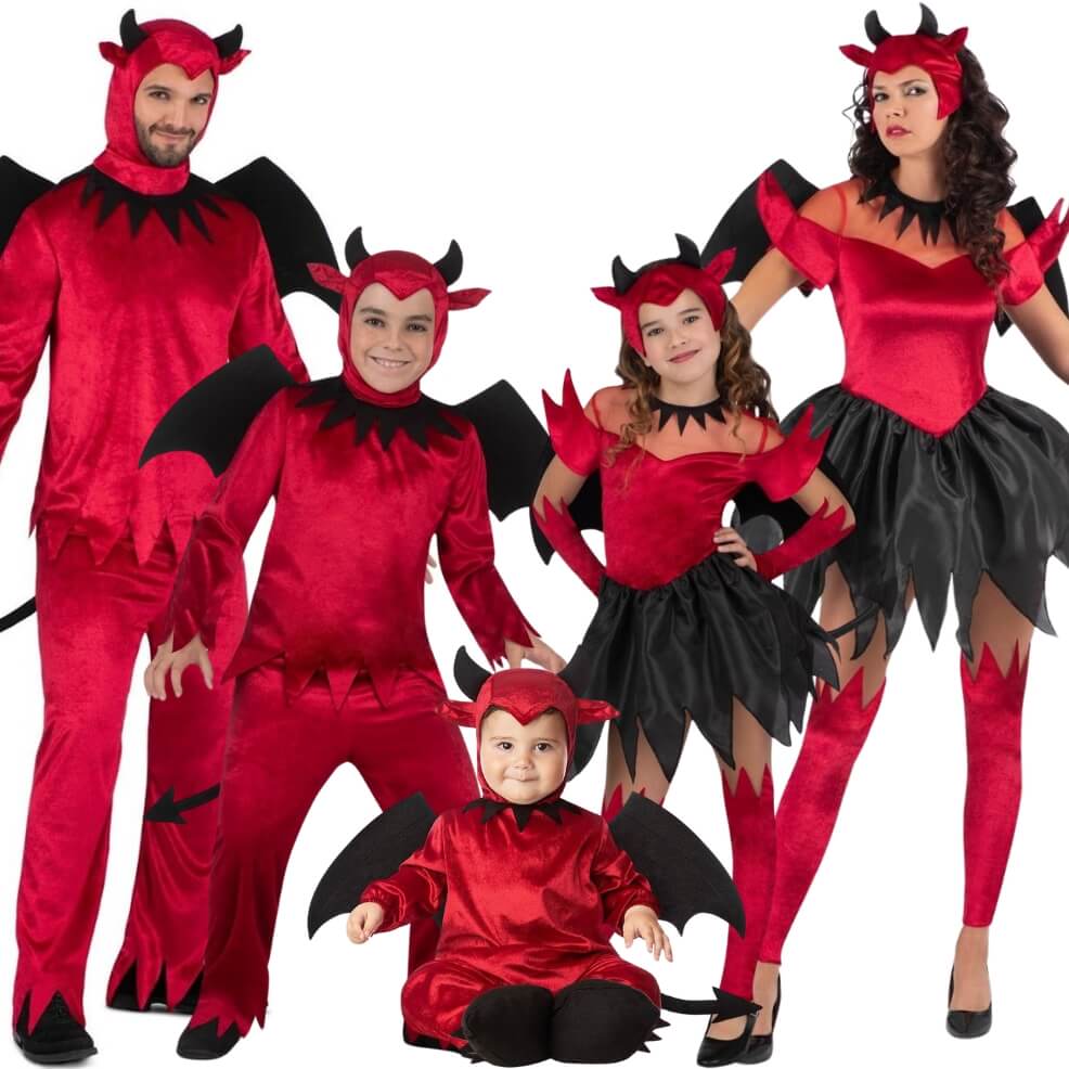 Déguisements de groupe Diables Ailes