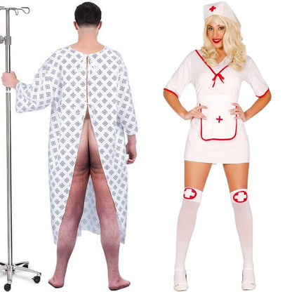 Déguisements de groupe Infirmière et Patient