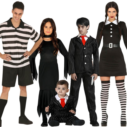 Déguisements en groupe de La Famille Sinistre Eco