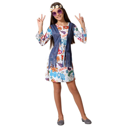 Déguisements de groupe Hippie Multicolore