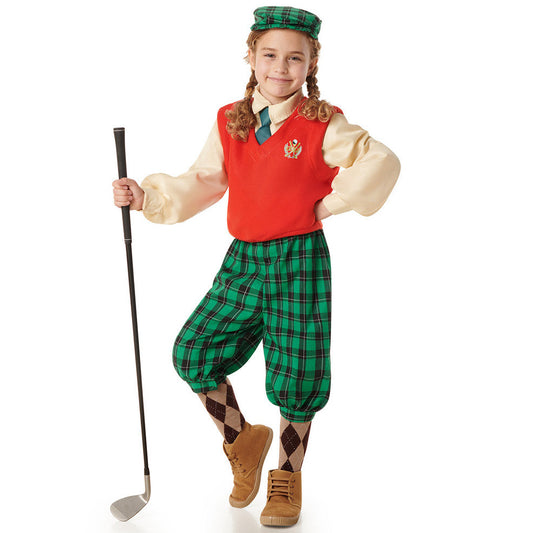 Déguisements en groupe de golfeurs à carreaux