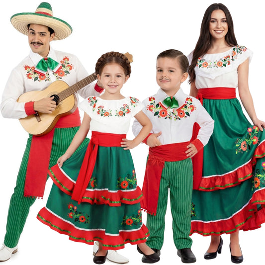 Déguisements de groupe de Mexicains Amusants