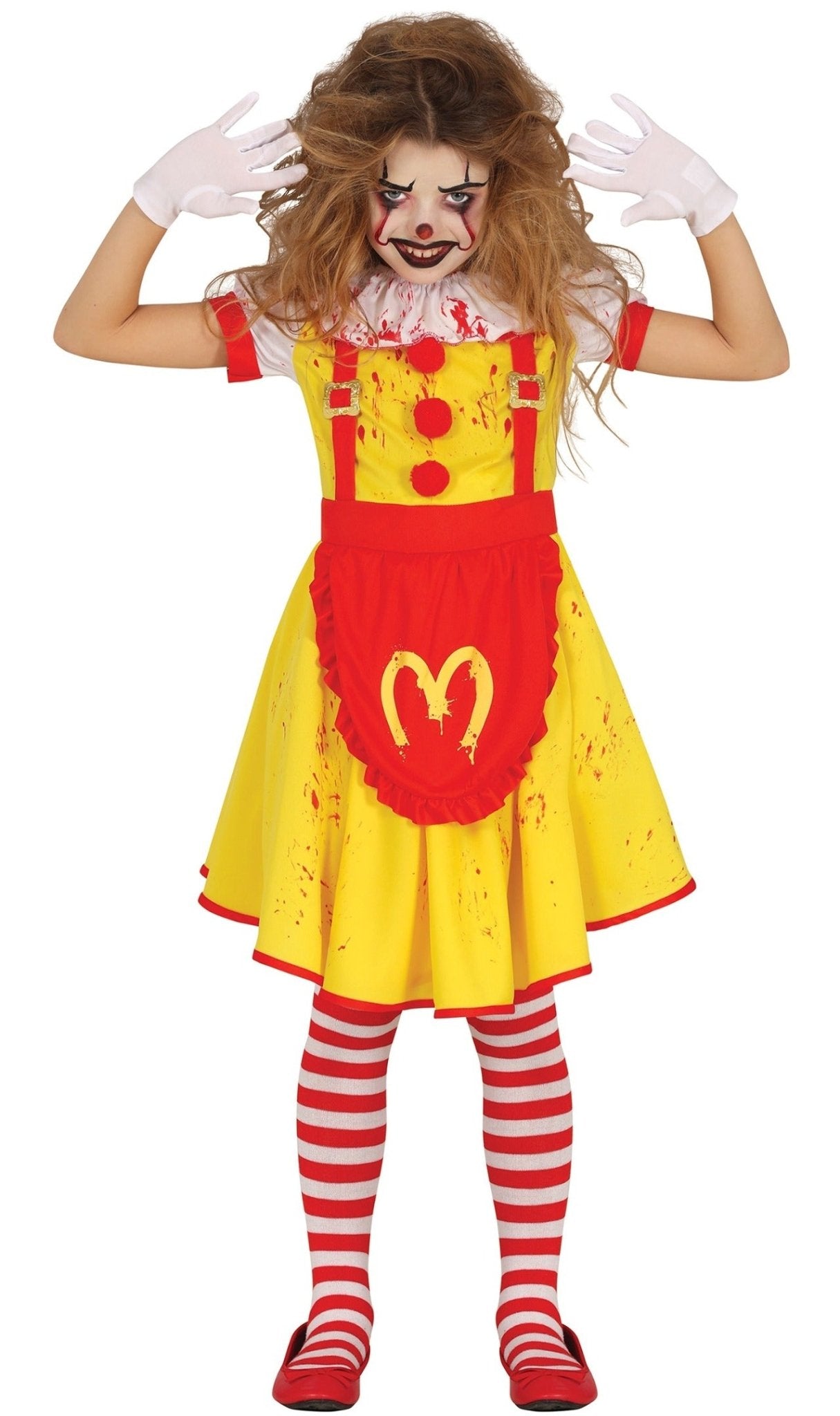 Déguisements de groupe Clowns Burger Sanglants.