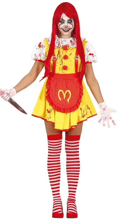 Déguisements de groupe Clowns Burger Sanglants.