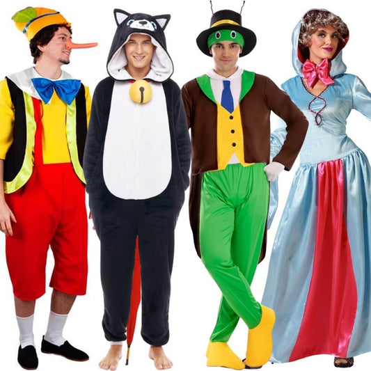 Déguisement en groupe de Pinocchio