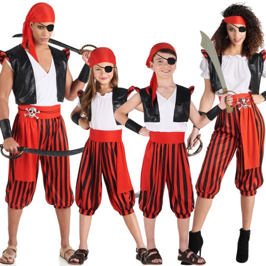 Déguisements en groupe des Pirates Borgnes
