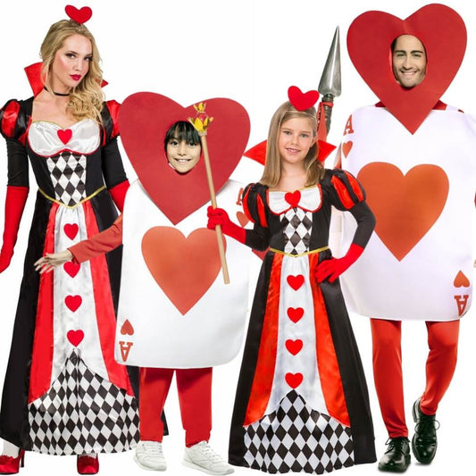 Déguisements en groupe de Reine et Carte Cœurs