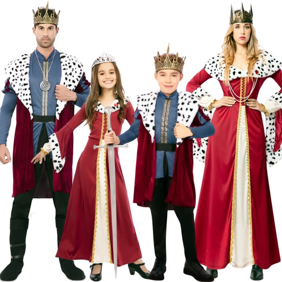 Déguisements de groupe Rois Médiévaux Luxe
