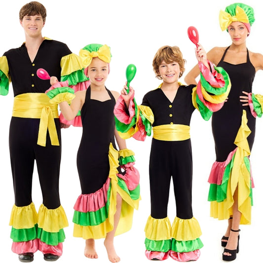 Déguisements en groupe de Rumberos Colorés