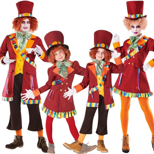 Costumes de groupe de Chapeliers Fous