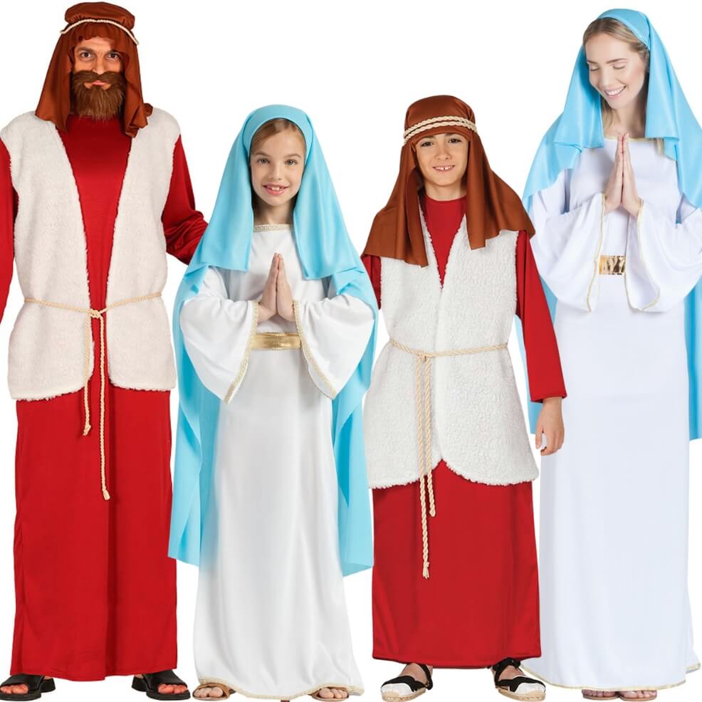 Déguisements de groupe Vierge Marie et S Joseph