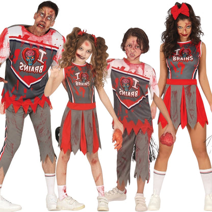 Déguisements en groupe Cheerleader Joueurs Zombie 