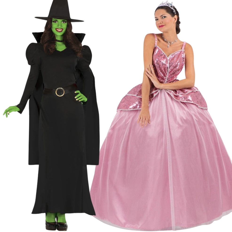Déguisements en couple de Sorcières Elphaba Glinda