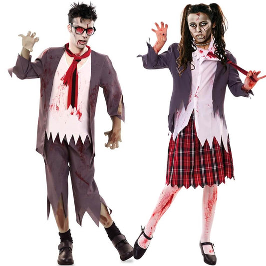  Déguisements de couple d'Écoliers Zombies