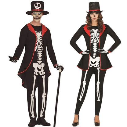 Déguisements de couple Squelettes Élégants