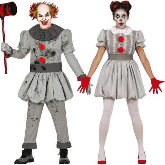 Déguisements en couple de Clowns Tueurs