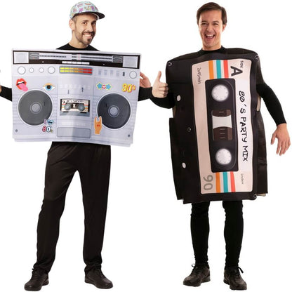 Déguisements de couple Radio et Cassettes