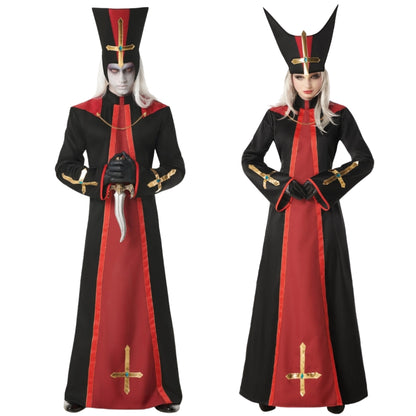 Déguisements en couple de Prêtres Sataniques