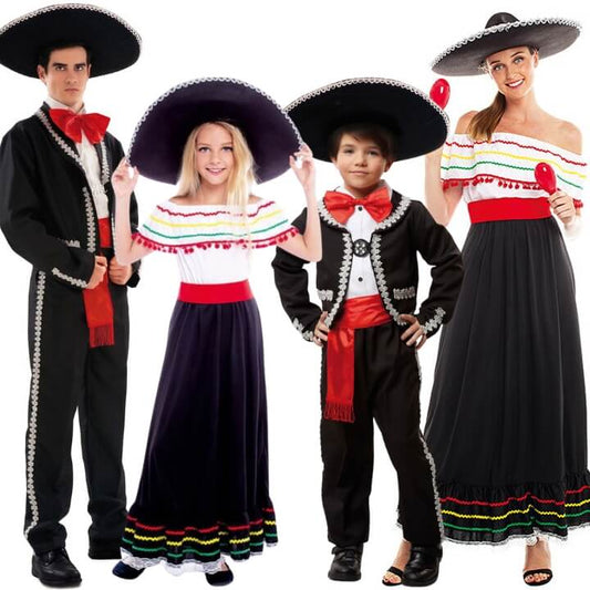 Déguisements en groupe de Mariachi