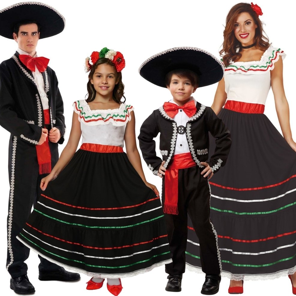 Déguisements en groupe de Mexicain