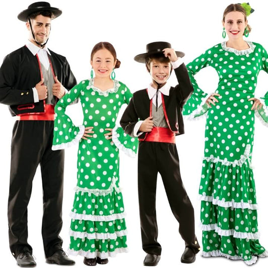 Déguisements en groupe de Sevillana et Cordobés