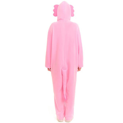 Déguisement d'Axolotl Rose pour adulte