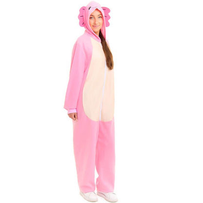 Déguisement d'Axolotl Rose pour adulte