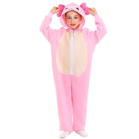Déguisement d'Axolotl Rose pour enfant