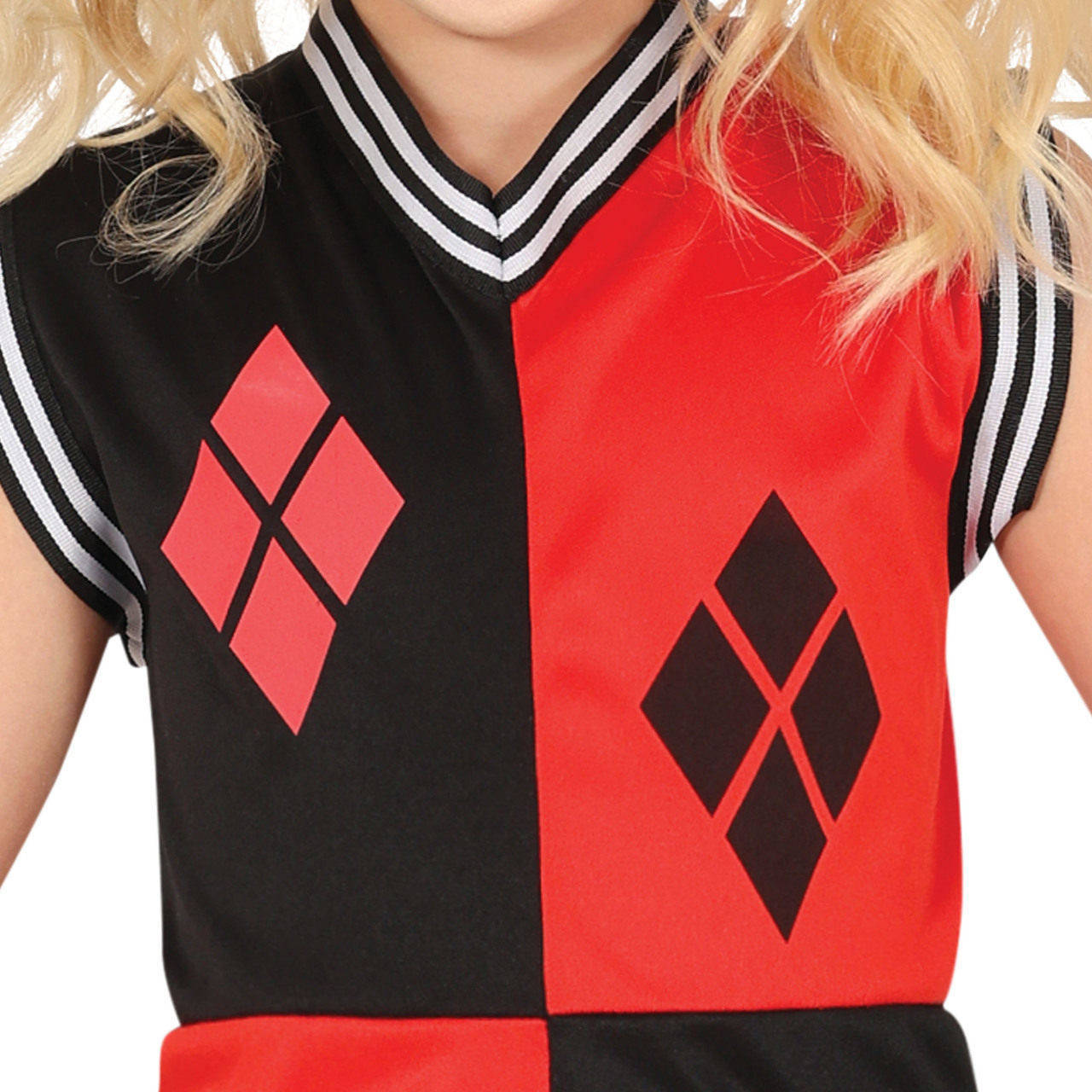 Déguisement de pom-pom girl Harlequin pour fille