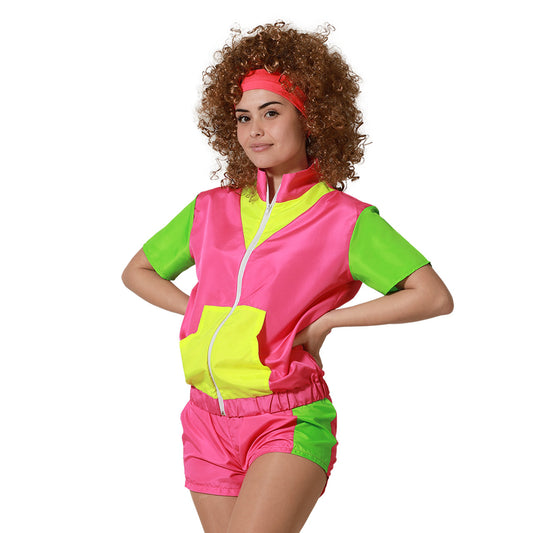 Déguisement des années 80 Short de survêtement pour femme